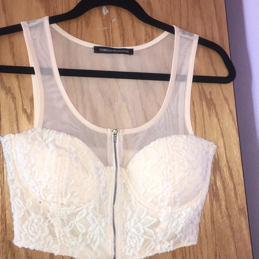 Crop top lacey